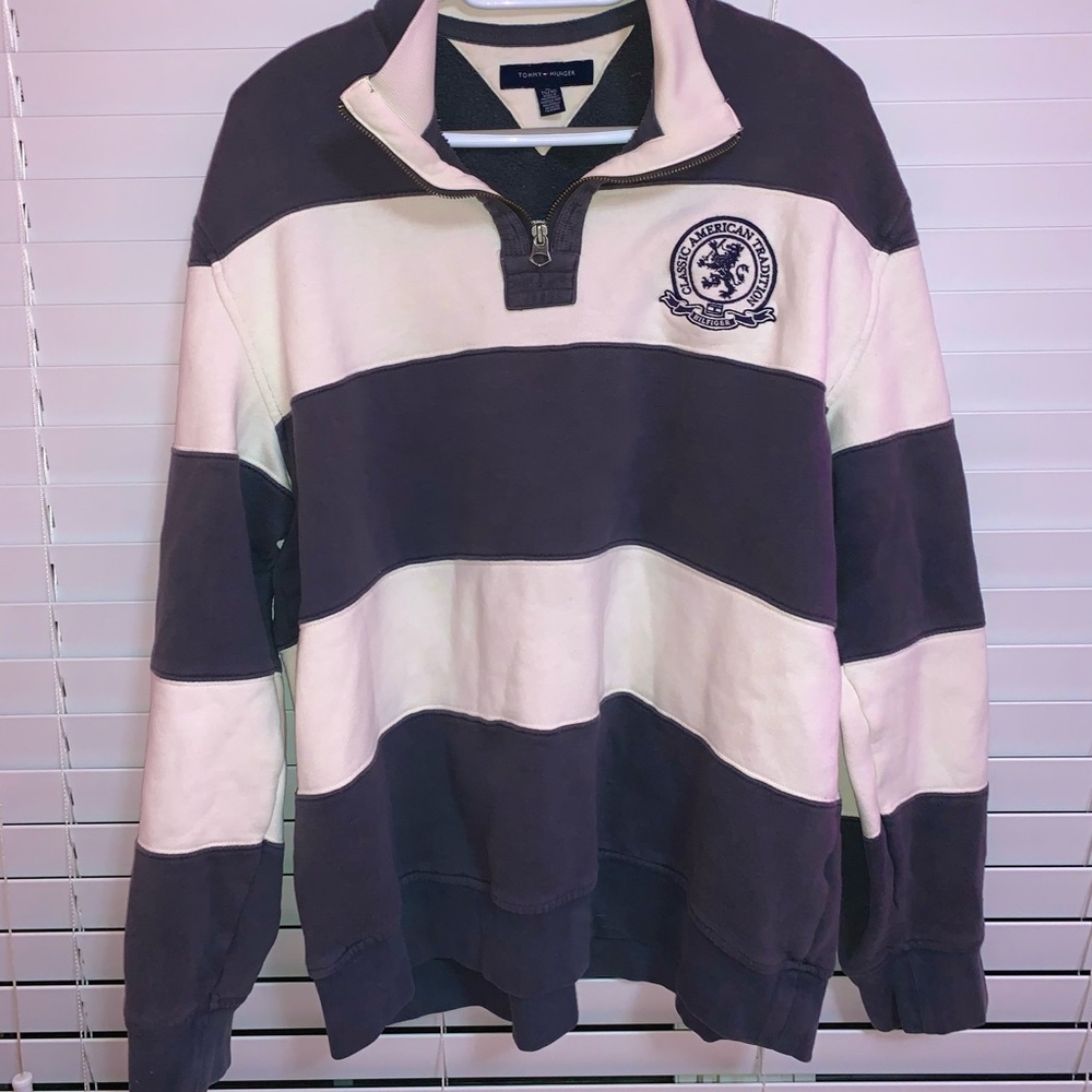 VINTAGE Tommy Hilfiger Quarter Zip Pullover